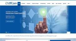 Desktop Screenshot of effcom.de
